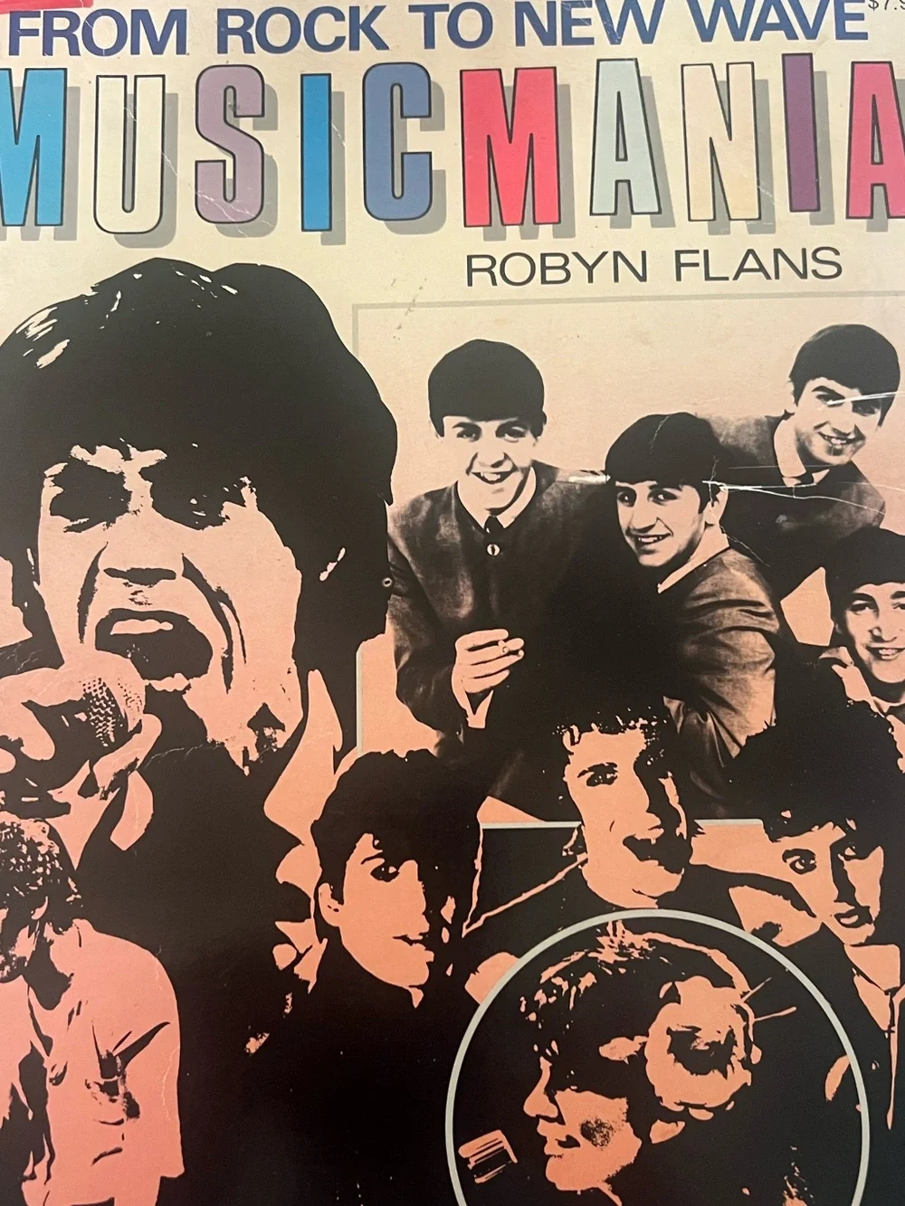 Vintage 1983 Musicmania From Rock to New Wave Robyn Flans Beatles Fleetwood Mac